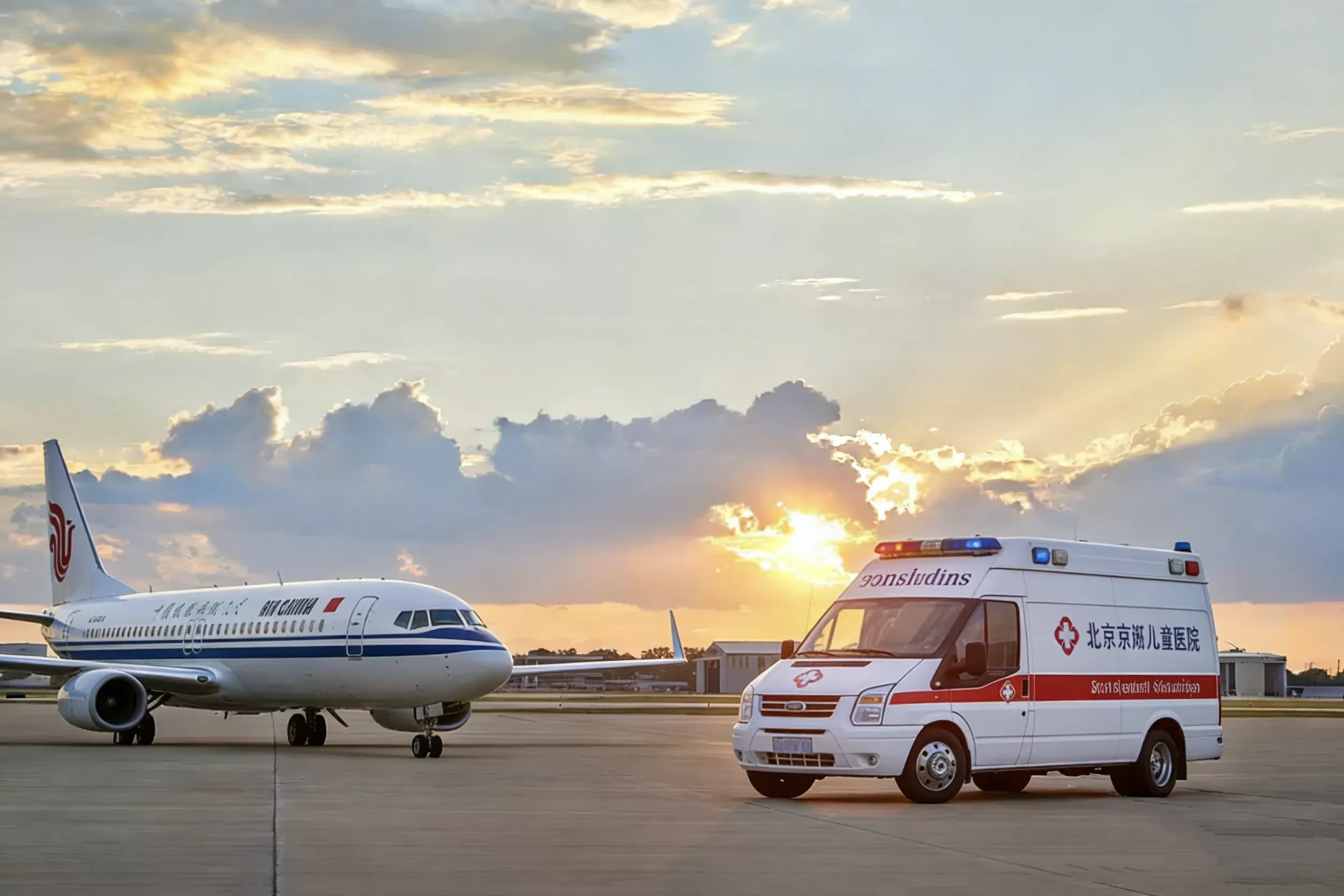 Global Medical Transport Service of Jingdu Children's Hospital